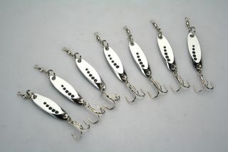 Lot 7 FISHING LURES SPOONS HOOKS BAITS 7.2g a