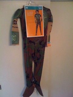 NEW SIZE Medium Child Combat Marine Costume Retail $30