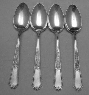 1847 Rogers IS Silverplate Flatware Ancestral Large Serving Spoon 4
