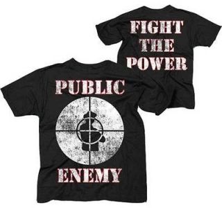 Public Enemy   Fight The Power   Large T Shirt