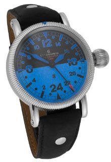 Chronoswiss Timemaster Blue Ray Manual Winding Steel Mens Watch CH 