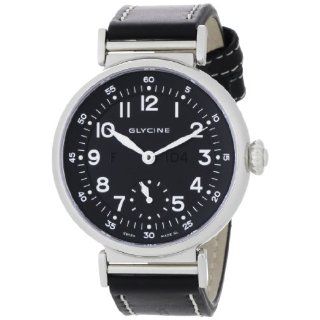 Glycine Airman F 104 Manual Black Dial on strap: Watches: 