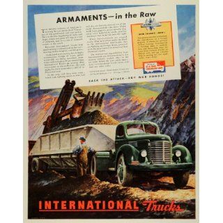 1944 Ad International Harvester Co Half Track Military 