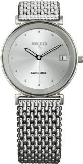 Jowissa Womens J2.026.L Strada Stainless Steel Silver Dial Date Watch 