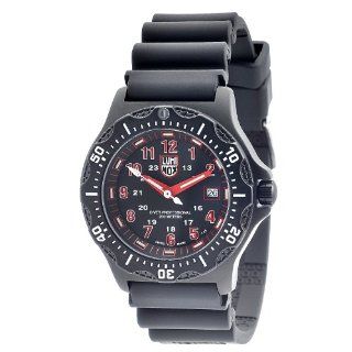 Luminox Mens 8415 Stainless Steel Analog Plastic Bezel Watch Watches 