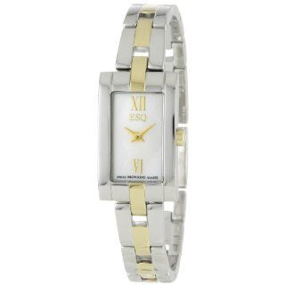 ESQ Movado Womens 07101376 Linque Two Tone MOP Dial Watch Watches 