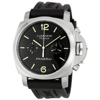Panerai Mens M00361 Luminor Flyback Black Dial Watch Watches  