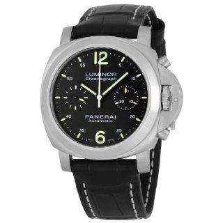 Panerai Mens M00310 Luminor Chrono Black Dial Watch: Watches:  