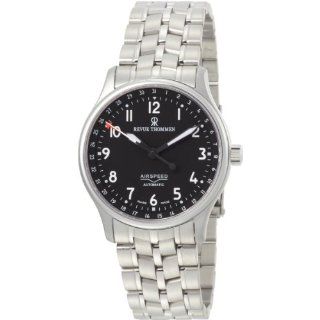 Revue Thommen Mens 16001.9197 Airspeed Automatic Black Dial Watch