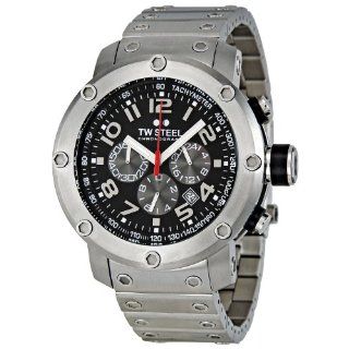 TW Steel Mens TW126 Grandeur Stainless Steel Bracelet Watch Watches 