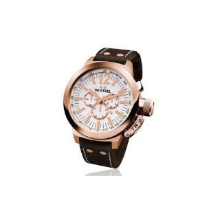 TW Steel Rose Gold Chronograph Watch Watches 