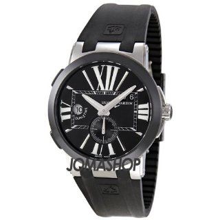 Ulysse Nardin Executive Dual Time Black Dial Automatic Mens Watch 243 