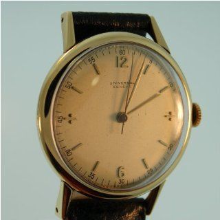 Vintage/Antique watch Mens Universal Geneve Watch 18k Yellow Gold 