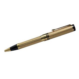 Xezo Tribune 18 Karat Gold Layered Weighty Ball Point Pen. Hallmarked 