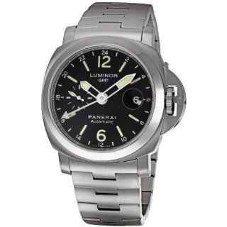 Panerai Mens PAM00297 Luminor GMT Black Dial Watch Watches  