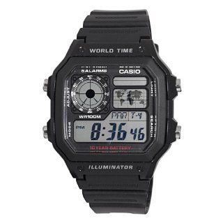   655012 Digital Blue Plastic Strap Sport Watch Watches 