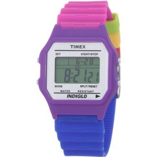 Timex Womens T2N2709J Fashion Digitals Premium Multicolor Watch 