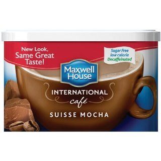 Maxwell House International Coffee Decaf Sugar Free Suisse Mocha Cafe 