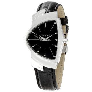 Hamilton Mens H24411732 Ventura Black Dial Watch: Watches: 