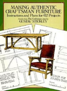 Making Authentic Craftsman Furniture Instructions and Plans for 62 