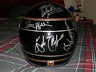 WALTER PAYTON WALLACE BROTHERS + AUTOGRAPHED RACING HELMET