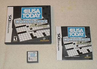USA Today Crosswords video game for the Nintendo DS DSi DS Lite 