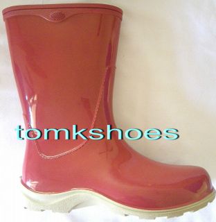 Sloggers Glossy Red Garden Rain Boots Made in the USA Waterproof 