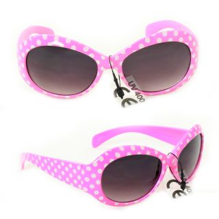 Newegg   Kids Oval Sunglasses Pink White Polka Dots Purple Black 