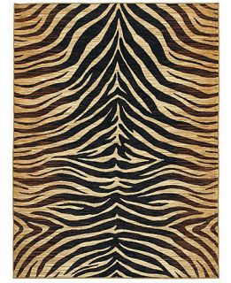 Shaw Living Area Rug, American Abstracts Collection 05500 Lisbon Black 