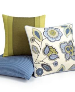 Martha Stewart Collection Pillows, Pleated Solid 20 Square Decorative 