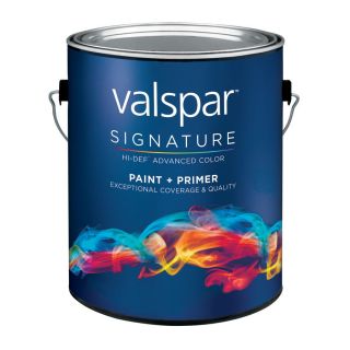 Shop Valspar Signature Gallon Interior Satin Tintable Paint and Primer 