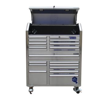 Shop Kobalt 18 Drawer 53 in Stainless Steel Tool Chest at Lowes