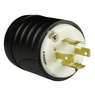 Ver Pass & Seymour/Legrand 20 Amp 120 Volt Black 4 Wire Plug at Lowes 