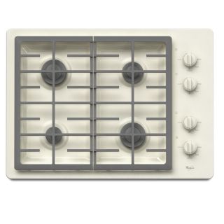 Shop Whirlpool 30 Inch 4 Burner Gas Cooktop (Color Bisque) at Lowes 