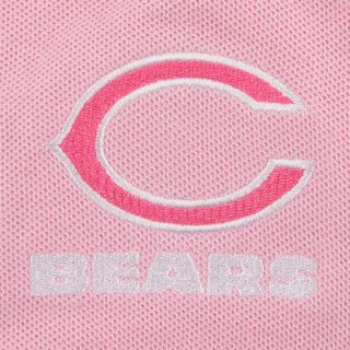 Chicago Bears Girls Pink 4 6 Rib Dropped Waist Polo Dress 