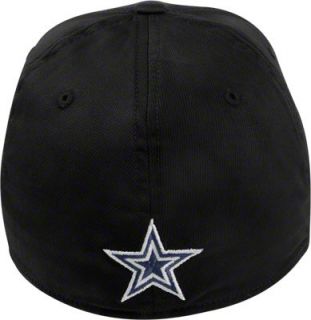 Dallas Cowboys Flex Hat: Black Tonal Structured Flex Hat 