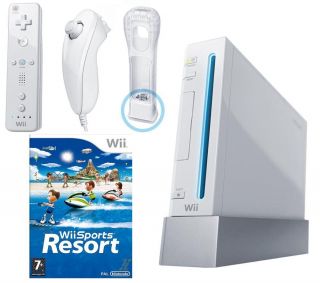 Ampliar la imagen  Consola Wii + 1 Nunchuk + 1 Wiimote + Wii Motion 