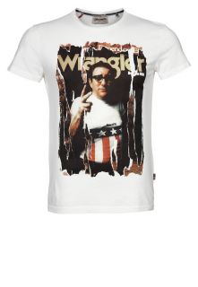 Wrangler T Shirt print   off white   Zalando.de