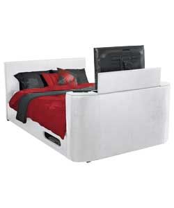 Buy Hygena Hollywood Double TV Bed Frame   White at Argos.co.uk   Your 