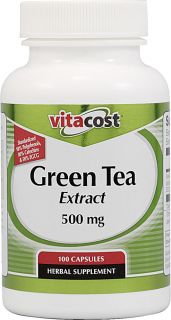 Vitacost Green Tea Extract   Standardized    500 mg   100 Capsules 