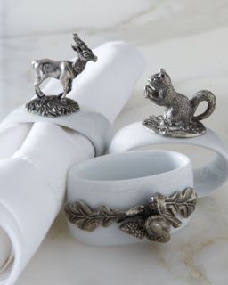 Vagabond House Woodland Napkin Rings   The Horchow Collection