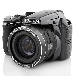 Fujifilm 14MP 30X Optical Zoom HD Video 3 LCD Screen SLR Style Camera 