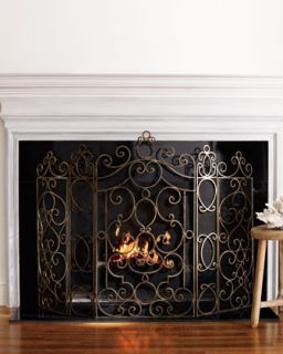 Paris Fireplace Screen   The Horchow Collection