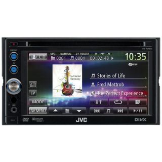 Autoradio JVC DVD/CD/USB   Ecran tactile 16/9 de 6.1 (15.5cm)   Port 