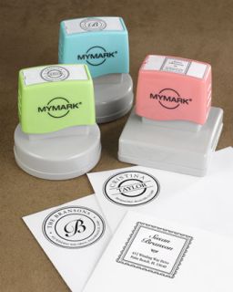Personalized Self Inking Stampers   The Horchow Collection