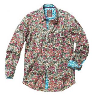 Multi coloured funky floral shirt   Patterned   Shirts   Men  