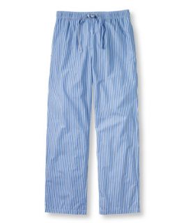 Poplin Sleep Pants, Stripe Sleepwear   at L.L.Bean