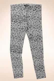 Girls Limited Cotton Rich Tonal Leopard Print Leggings   Marks 