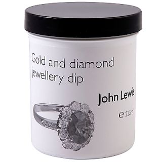Buy John Lewis Gold & Diamond Sparkle Jewellery Cleaner, 0.22L online 