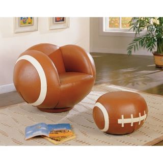 Wildon Home ® Football Chair with Ottoman 